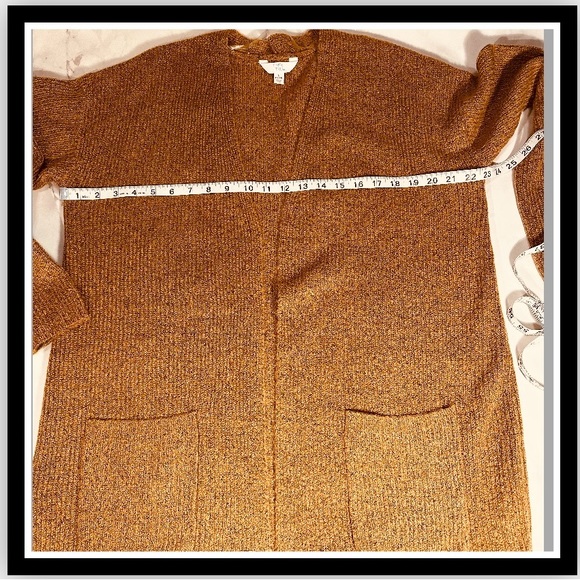 Long Mustard Cardigan (NWOT) - Picture 3 of 7